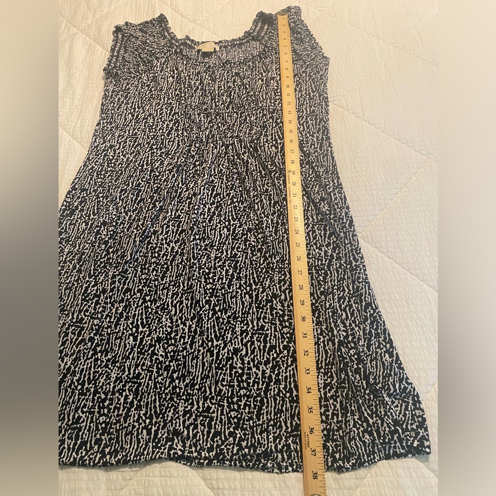 MICHAEL KORS Women Animal Print Black & White Elastic sleeve Dress - size L - Picture 4 of 12